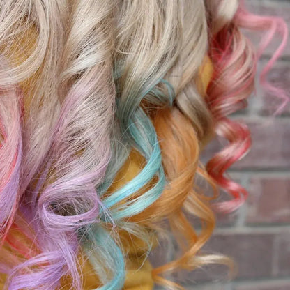 Juego de 10 peines para teñir el cabello multicolor para niños, kits de maquillaje de moda, peines desechables para teñir el cabello, juguetes para niñas, pintura para el cabello