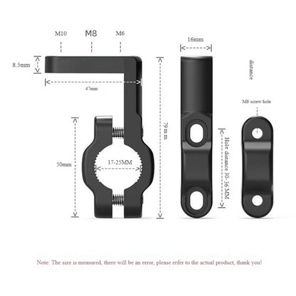 1/2pcs Car & Motorcycle Headlight Clip Bracket Kit, Universal for Truck, Car, ATV, Motorcycle LED Work Light Pole Installation
