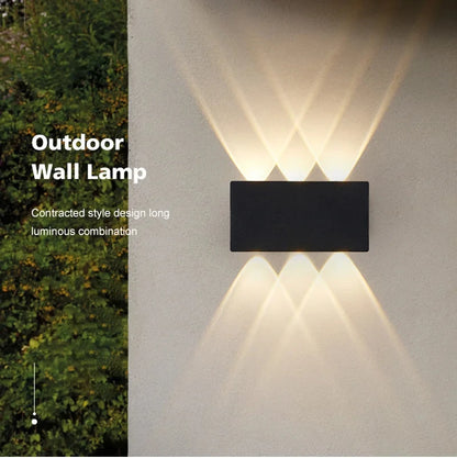 LED Wall Lamp 2W 4W 6W 8W 10W AC 85-265V Waterproof IP66 High Brightness Indoor And Outdoor Garden Decorative Lamp