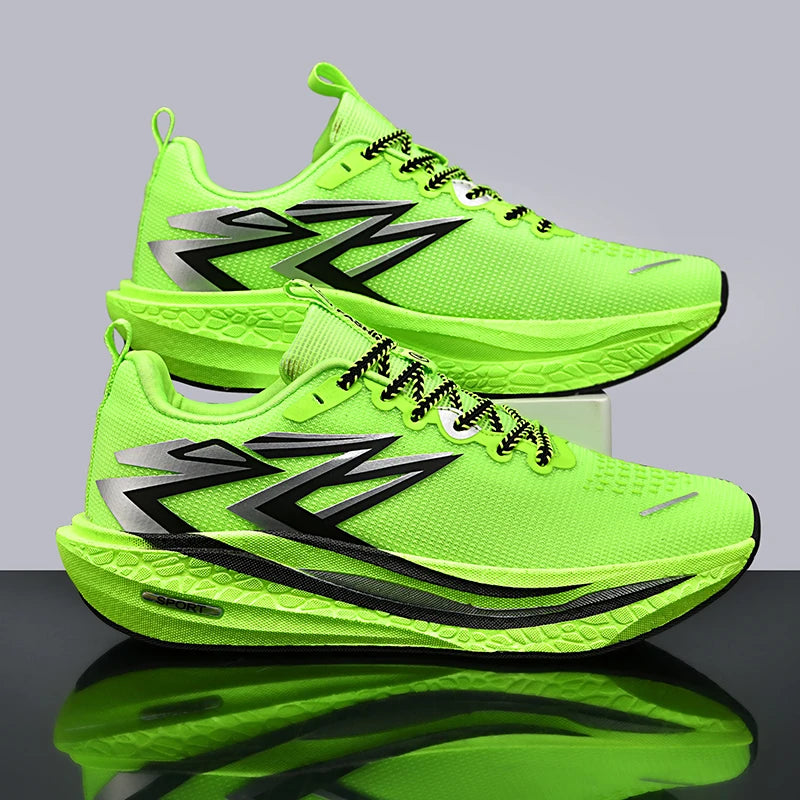 Running Sneakers Men Lightweight Breathable Non-Slip Wear-Resistant Soft Gym Jogging Shoes Comfort Marathon Sport Shoes for Man