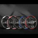Three-dimensional Honeycomb Steering Wheel Cover  Durable Leather Cover with Anti-slip Linning Universal 14.5-15in