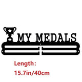 Rack de exibição de medalha de corrida de maratona, cabide de suporte, organizador para parede, esportes de corrida