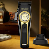 Kemei Hair Clippers KM-2373 Professional Cordless Hair Trimmer Electric Men Hair Cutting Machine Magnetic Motor 8800RPM Clippers