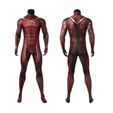 Red Barry Allen Cosplay Costume Adult Men Bodysuit Mask Full Set Halloween Zentai Suit Custom Made