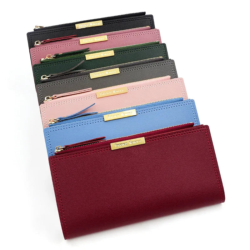 2024 Fashion Wallet Women's Purse Wallet Card Holder Female Clutch Long Purse Multi-card Holder Luxury Designer Lady Coin Purses