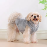 Winter Pet Puppy Hoodie Sweater For Small Medium Dogs Cats Warm Fleece Dog Clothes Coat Yorkshire Chihuahua Jacket Pug Costume