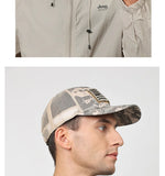 Black Mesh - Backed Baseball Cap with American Flag Patch - Stylish and Patriotic Accessory