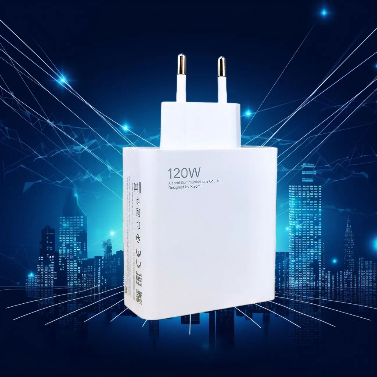 Original  Xiaomi 120W Turbo Fast Charger With EU/US Adapter And USB Type C Cable