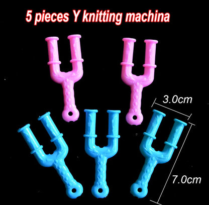 Tear bandas de borracha pulseira tecido laço, DIY tricô brinquedos presente, novo
