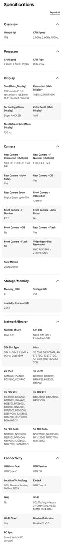 Samsung Galaxy A56 5G Middle East Version Exynos 1580, 6.7" Super AMOLED Display, 120Hz, 50MP Camera, 5000mA, NFC, IP67, No Char