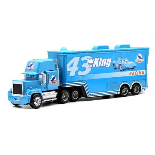 Disney Pixar Cars Toy | Metal Diecast Car Toy Lightning McQueen Frank Fritter The King | Kids Birthday Holiday Toy Car Gifts