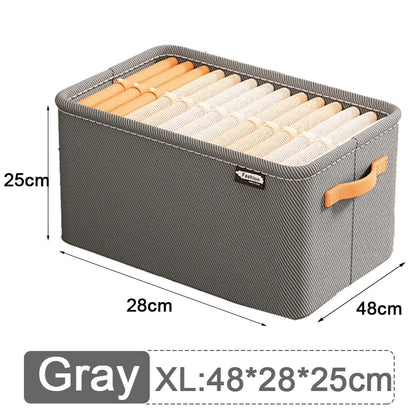 Organizador de ropa para armarios, gran capacidad, para pantalones, vaqueros, cajones, ropa interior, calcetines, camisetas, etc.