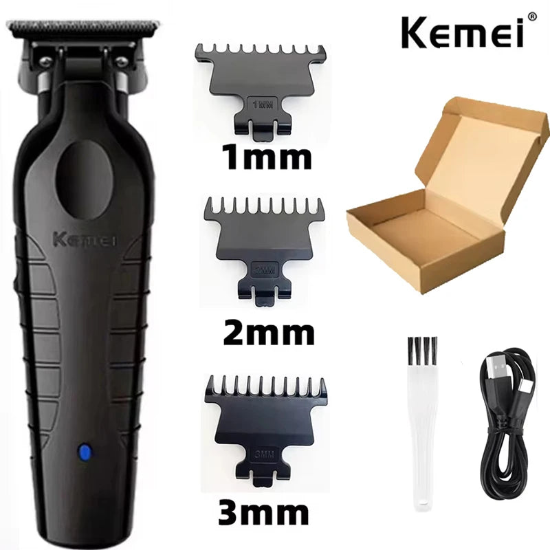 Kemei KM-2299 Men's Hair Clipper Professional Electric Hair Clipper USB Rechargeable Barber Trimmer Men's Electric Hair Clipper