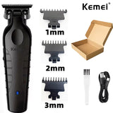 Kemei KM-2299 Men's Hair Clipper Professional Electric Hair Clipper USB Rechargeable Barber Trimmer Men's Electric Hair Clipper