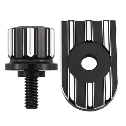 Motorcycle Universal Rear Fender Seat Screw Bolt Nut Knob Cover For Harley Sportster Fatboy Dyna Softail V-ROD Touring Tri Glide
