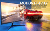 HGFRTEE 27" 4K Monitor 3840*2160 UHD IPS Computer Screen, 99% sRGB 10-Bit Color Accuracy Office Display for Gaming PC Laptop PS5