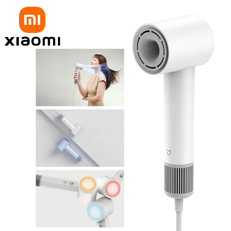 Secador de pelo XIAOMI MIJIA H501 SE de alta velocidad (62 m/s), iones negativos, secado profesional, 110 000 rpm, 220 V, versión CN