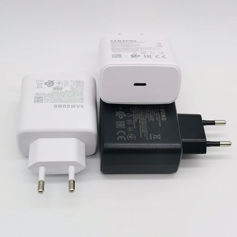 Cargador Samsung de 45 W, adaptador de carga superrápida de 1,8 M, tipo C, para Galaxy S24, S23, S22, S21, S20, Note 20, Ultra 10, Z Flip Fold 6, 5, 4, 3 y 2