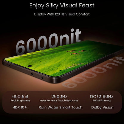 Realme GT 7 , Dimensity 9400e Flagship 5G, 6.78 Inch, 120Hz Cooler, 120W Fast Charge, 7000mAh , 50MP 2X, IP69