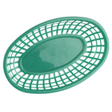 Photo Prop Plastic Food Baskets Reusable Colorful Bread Plate Oval Shape Basket Serving Desktop Decor
