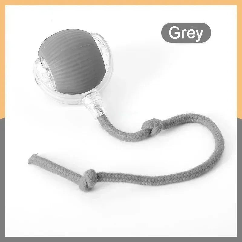Pelota interactiva inteligente recargable para mascotas, juguete motorizado, para entrenamiento de perros y gatos, con simulación de ratón, 3 modos y función de despertador.