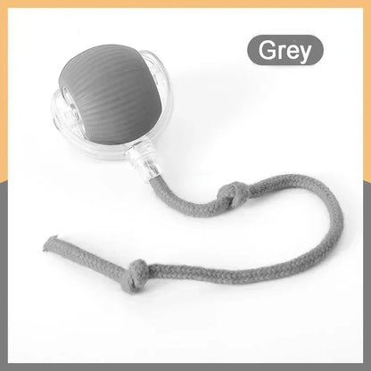 Pelota interactiva inteligente recargable para mascotas, juguete motorizado, para entrenamiento de perros y gatos, con simulación de ratón, 3 modos y función de despertador.
