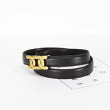 1Pc Women's Retro Belt, Alloy Buckle Fashion Casual Jeans Belt, High-End Long Skirt Pants Belt