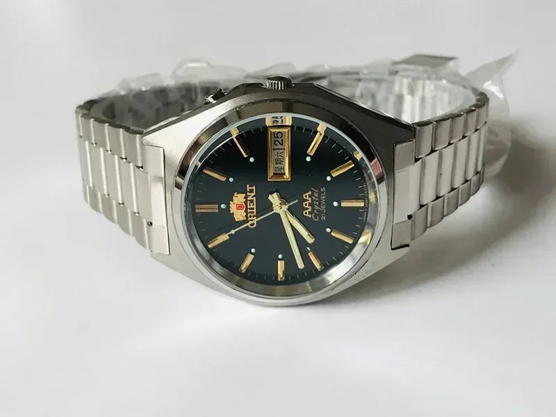 Double lion triple AAA automatic mechanical watch authentic stock double lion table double lion men's watch Oriental watch