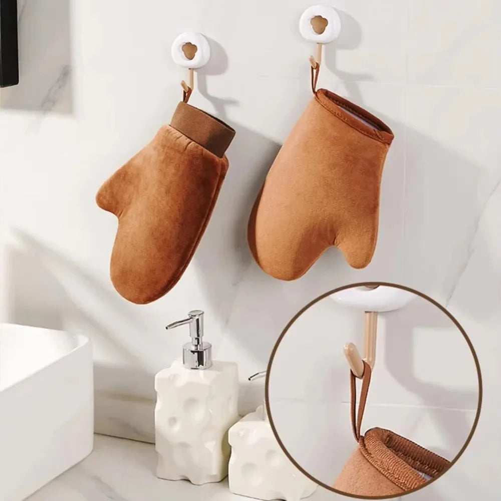3-In-1 Body Lotion Glove Makeup Applicator Reusable Hands Applicator Double-Sided Prevents Sticky Bath Cleaning Tools