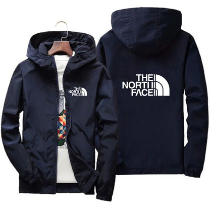Chaqueta con capucha para hombre, nueva y popular para primavera y otoño de 2025, ideal para actividades al aire libre, ocio, moda urbana, chaqueta para hombre.