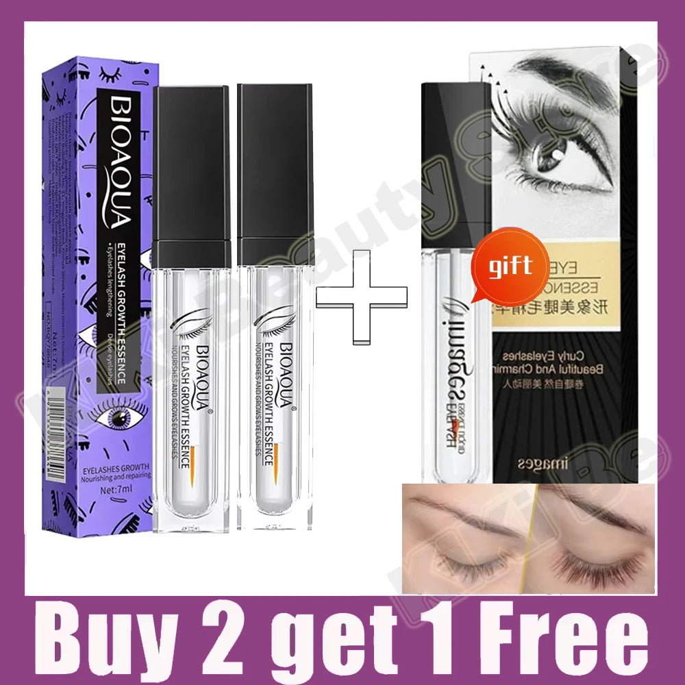 Fast Eyelash Growth Serum Natural Eyelash Eyebrow Enhancer Longer Fuller Thicker Lashes Nourish Treatment Eye Beauty Care Makeup
