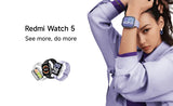 Global Version Xiaomi Redmi Watch 5 2.07 "60Hz AMOLED Screen Built-in GNSS Bluetooth Call 150 + Sports Modes 24 Days Battery Life