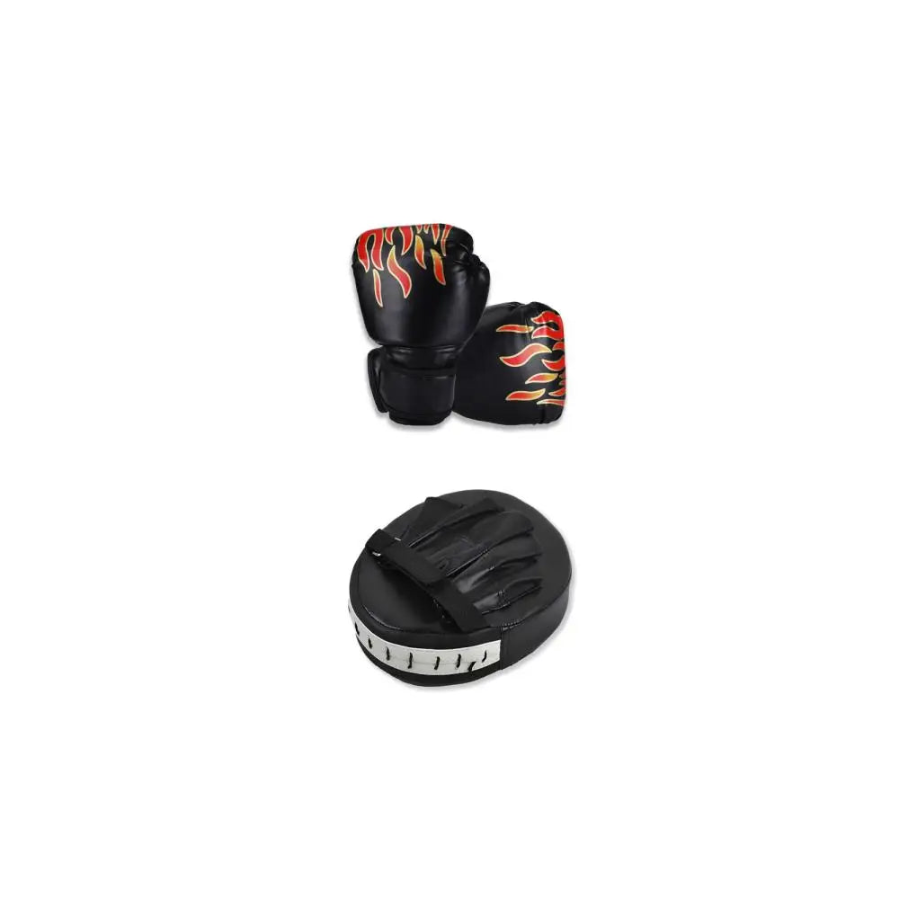 Kids Boxing Gloves Children Punch PU Leather Fitness Mitts Hitting Hand Protector Punch Target Bag MMA Training Sport Wristband