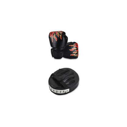 Kids Boxing Gloves Children Punch PU Leather Fitness Mitts Hitting Hand Protector Punch Target Bag MMA Training Sport Wristband