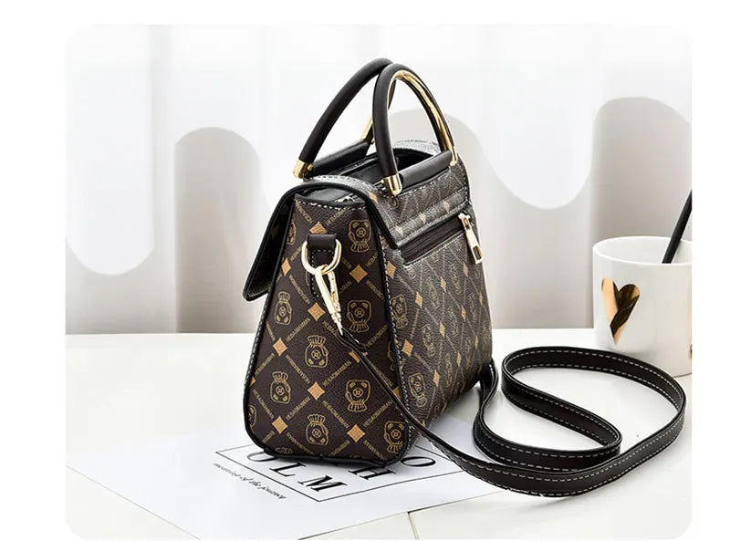 New Shoulder bag Women bag tote luxury designer handbag women Handbags leather Printed monogram single shoulder straddle bag