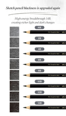 Faber-Castell 8/12pcs Set Matte Sketch Pencil Art Graphite For Sketch Black Lead Writing Drawing Graphite Pencils Supplies