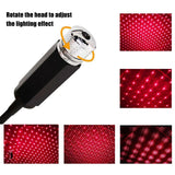 Car Roof Room Ceiling Decor Plug and Play Car Romantic LED Starry Sky Night Light 5V USB Powered Galaxy Star Projector Lamp
