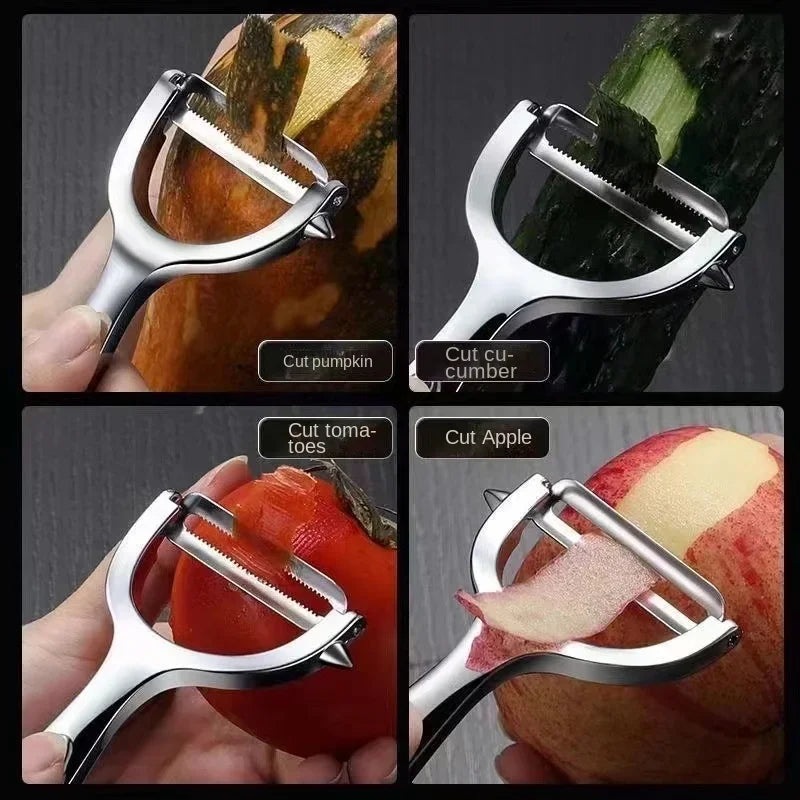 Vegetable Peeler Potato Carrot Peelers Stainless Steel Peeler with Ergonomic Non-Slip Handle & Sharp Blade Kitchen Tools