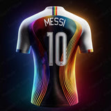 New Arrival Special Design Soccer Tshirt Kit Kids Unique Culture Messi Special Design Boy Girl Tee Top Edition Football Clothing