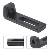 Slidable Adjustable Motorcycle Fog Lamp Bracket Black Alloy for Handlebar and Off Road Vehicle Auxiliary Light Installation