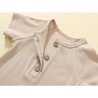 Pelele de verano para bebé, pijama fino de manga corta, mono acanalado, ropa de punto elástica, mono para niña