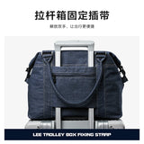 LEE Casual Weekends Overnight Luggage Travel Bag Women Men Waterproof Dry Wet Pockets Duffle Bag Unisex Sport Fitness Gym Bag