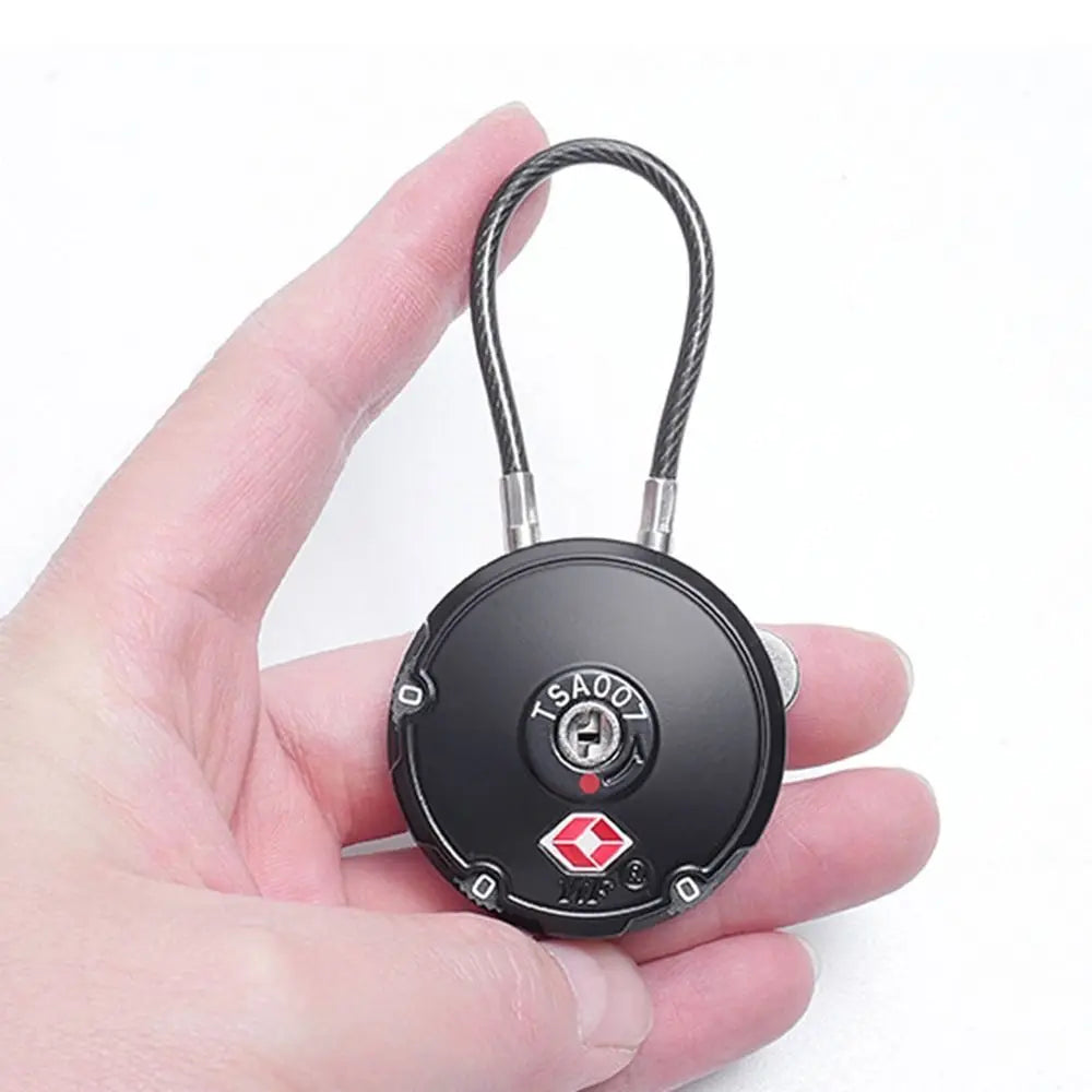 TSA Customs Combination Padlock Practical Customs Code Lock Portable Anti-Theft Travel Luggage Suitcase Padlock Security Tools