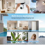 3MP WiFi IP Outdoor Cameras Surveillance Video Human Detection 4X Digital Zoom CCTV Security Wireless Monitor Audio Night Vision