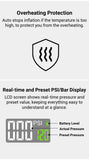 COOSPO Mini Electric Air Pump Portable Digital Inflator 120PSI 500mAh MTB Road Bike Accessories for Bike Schrader Presta Tires