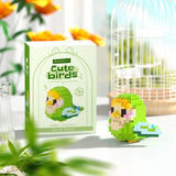 Parrot Micro Building Blocks Bird Cockatiel Budgerigar DIY Assembled Pigeon Macaw 3D Model Mini Brick Figures Toys For Kids