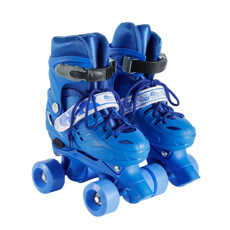 Children's New Flashing Double-Row Four-Wheel Shoes Boys and Girls Ice Skates Children's Roller Shoes