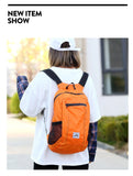 18L Portable Foldable Backpack Folding Mountaineering Bag Ultralight Outdoor Climbing Cycling Travel Knapsack Hiking Daypack