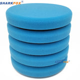 Sharkfox 5"(125mm) / 6"(150mm) Car Sponge Buffing Polishing Pads For DA/RO/GA Car Buffer Polishers