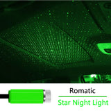 Car Roof Room Ceiling Decor Plug and Play Car Romantic LED Starry Sky Night Light 5V USB Powered Galaxy Star Projector Lamp